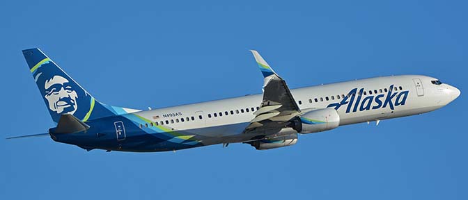 Alaska Boeing 737-990 N495AS, Phoenix Sky Harbor, November 11, 2017